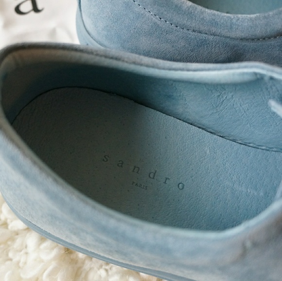 NWT Sandro suede sneakers - Picture 4 of 7